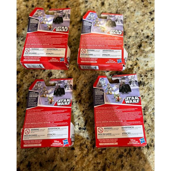 Vintage NIB Sealed Figures Star Wars Galactic Heroes Darth Luke Yoda Stormtroop - Picture 6 of 8